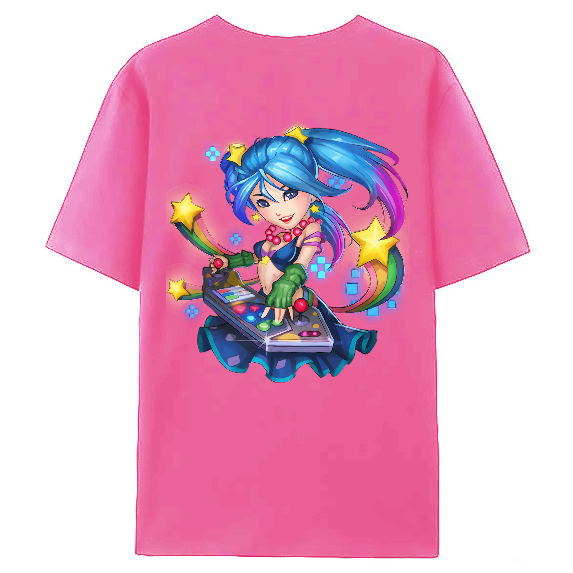 （画像用） リーグ・オブ・レジェンド League of Legends LOL レディース半袖Tシャツ(バックプリント)
